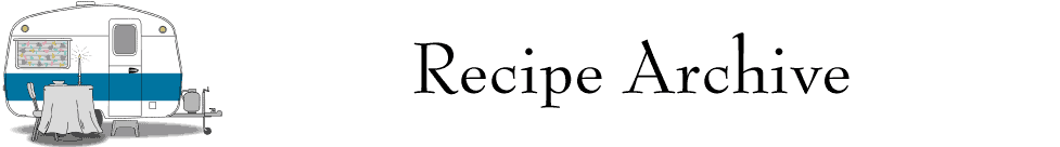 Recipe Archive header