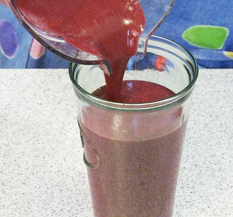 Blueberry Orange Pomegranate Smoothie