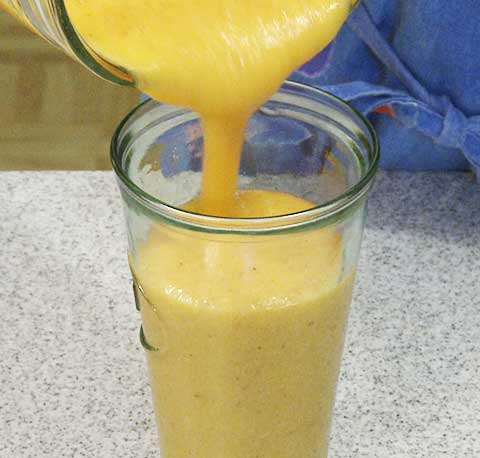 Papaya Mango Orange Smoothie