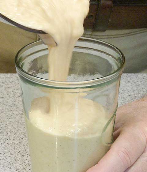 Papaya Peach Almond Smoothie